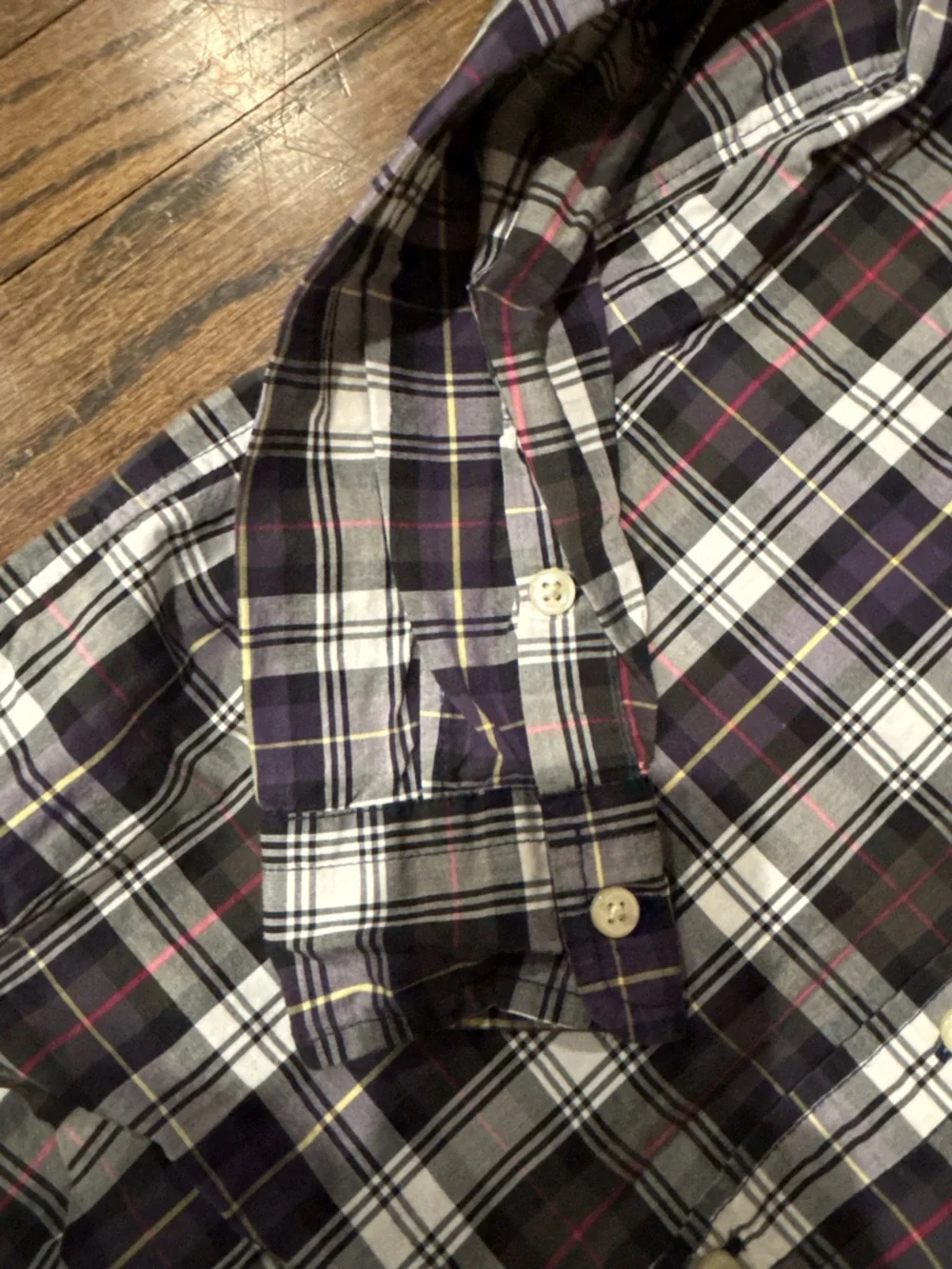 Ralph Lauren kids Plaid Button-Down Shirt size medium 10/12